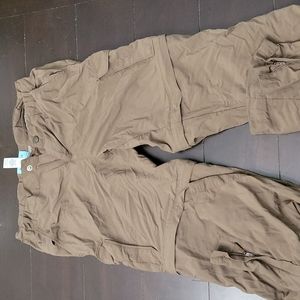 Rei hiking pants brown convertible